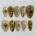 Golden Rhinestone Set