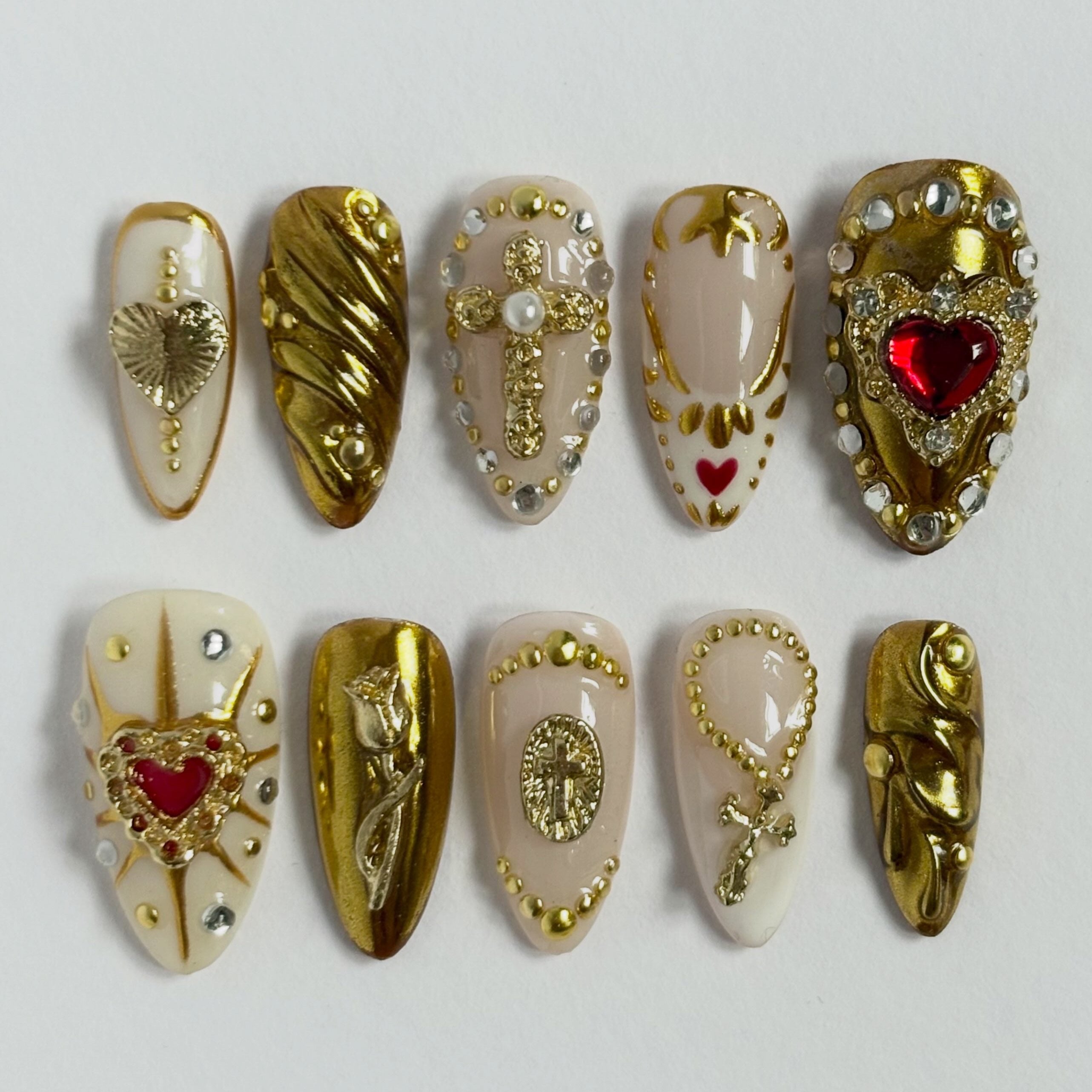 Golden Rhinestone -setti