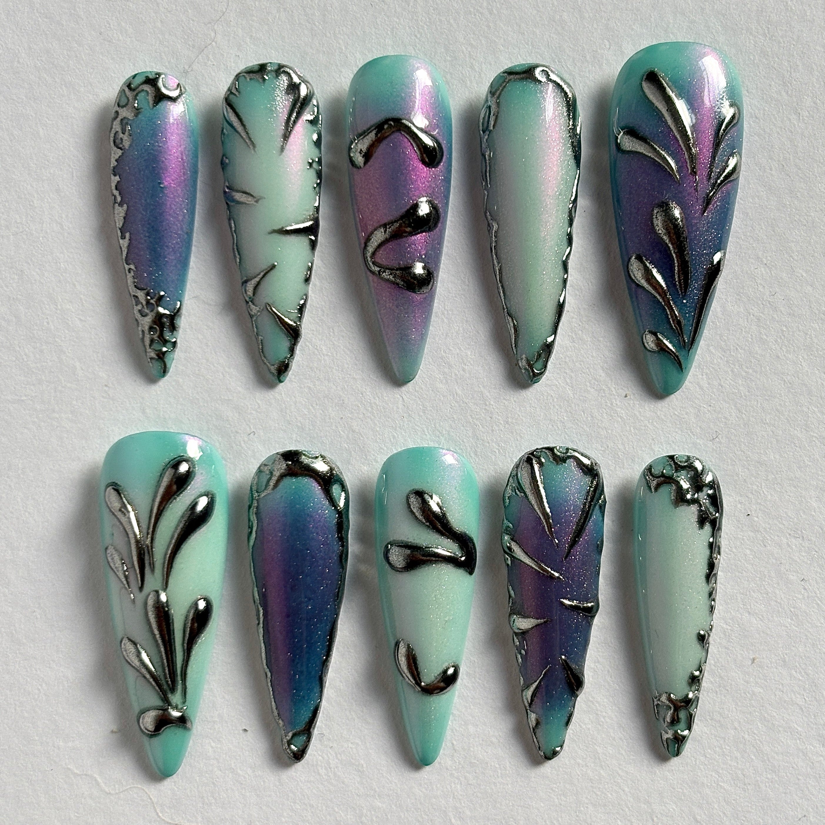 Teal Aura Set