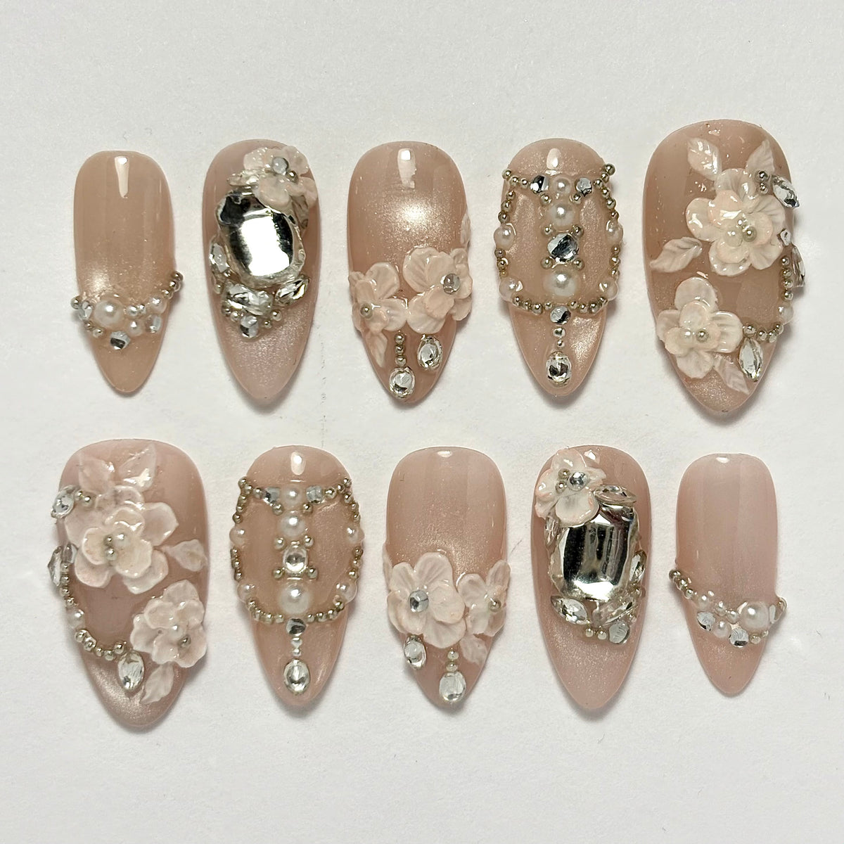 Pearly Floral Set