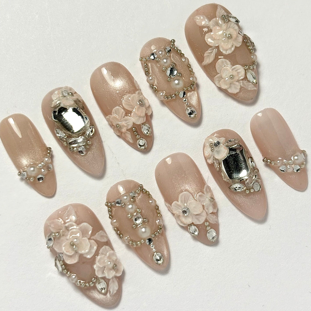 Pearly Floral Set