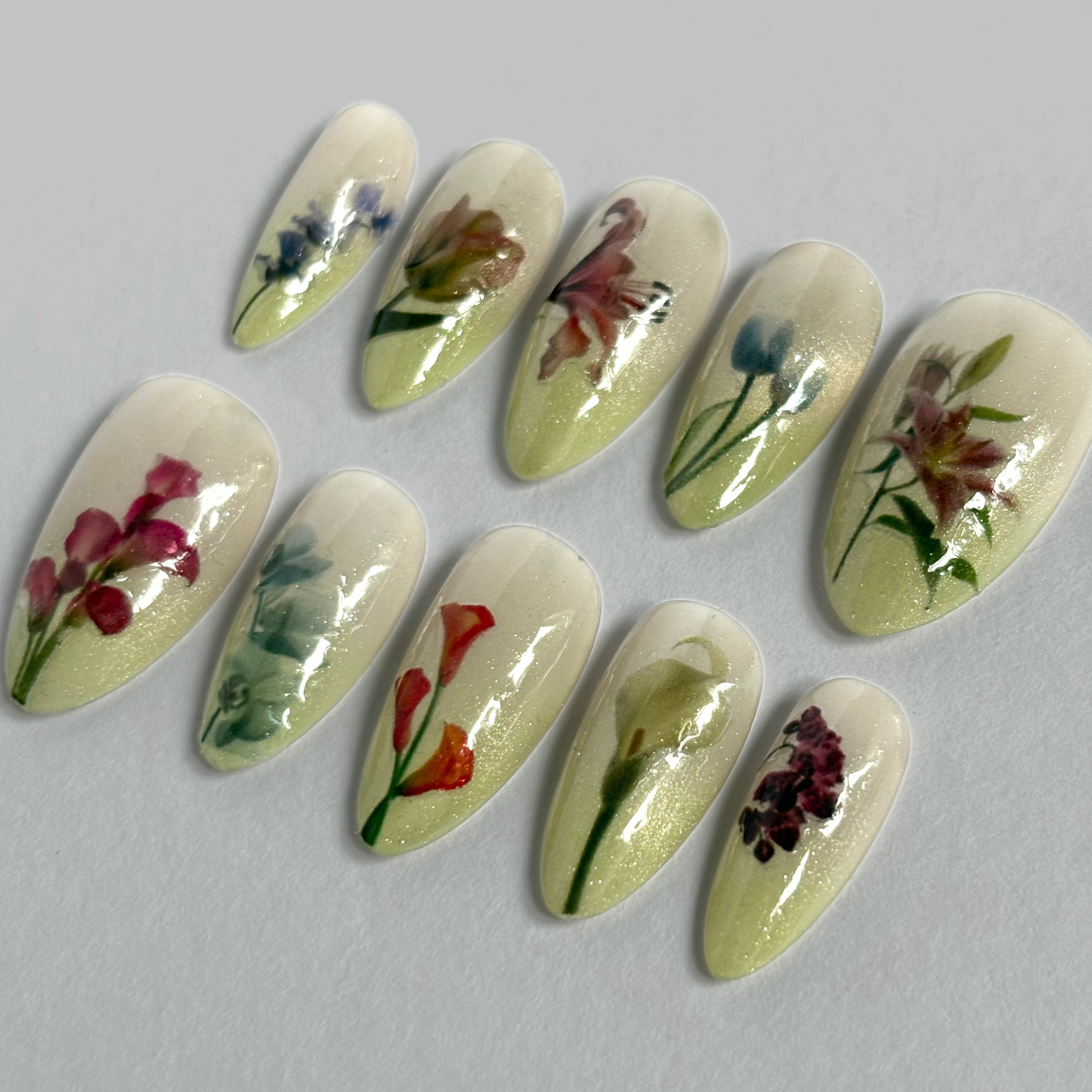 Flowery Cat Eye -setti