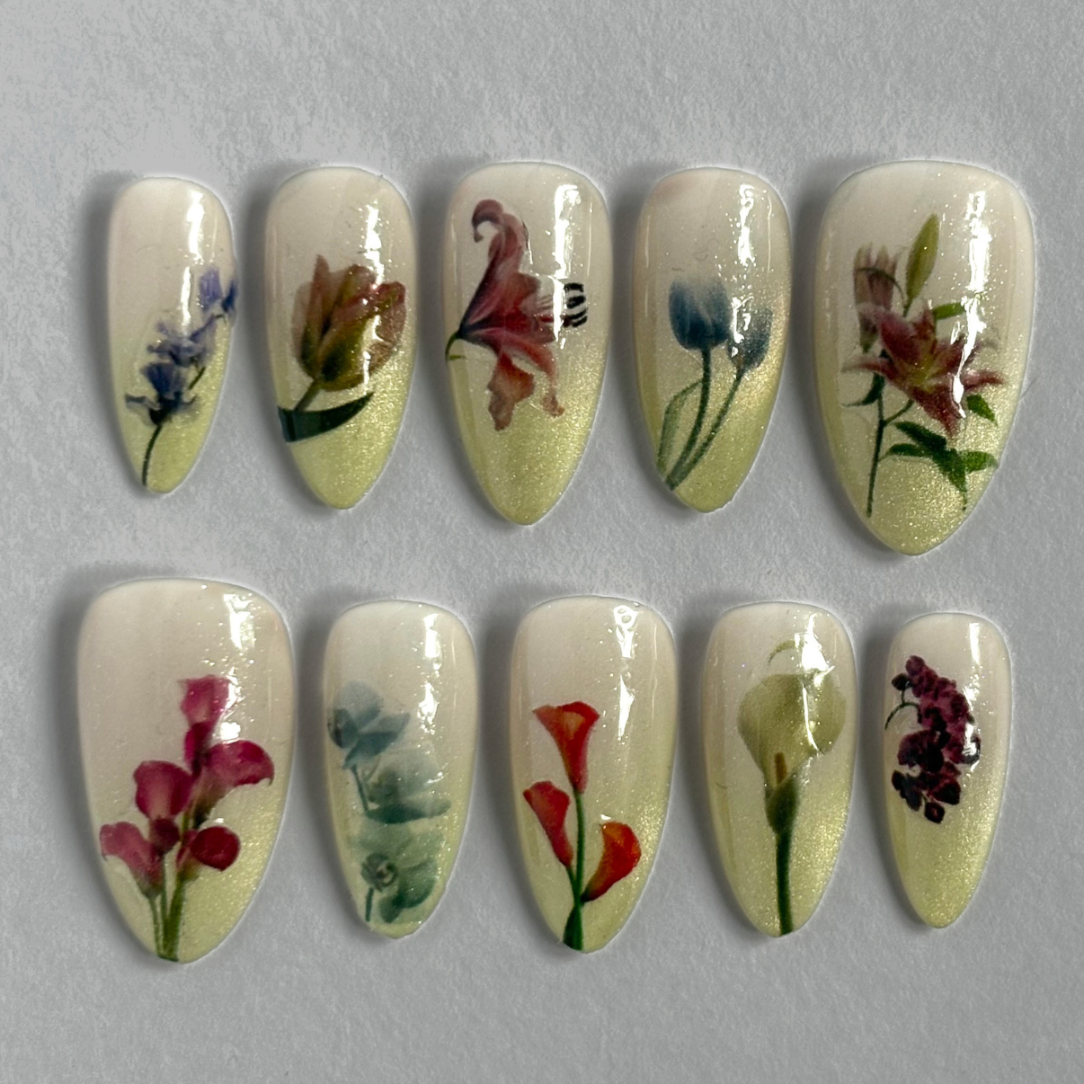 Flowery Cat Eye -setti